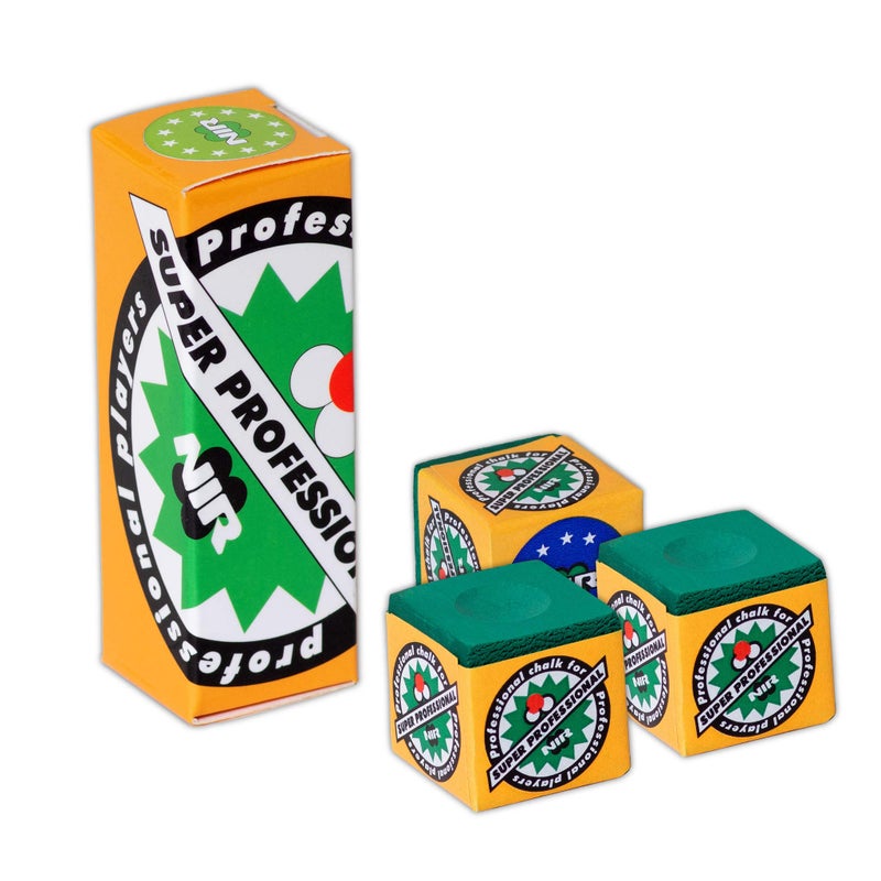 Longoni 3 pcs of Longoni NIR Super Professional Pool cue Billiard Chalk - Green - Image 3